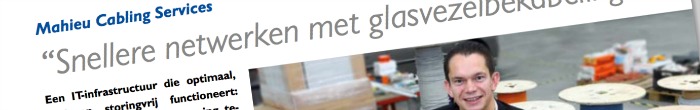 Mahieu Cabling Services in de pers